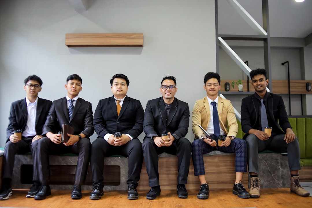 Group of young businessman (Part Of Series) For complete series images visit my adobe account https://stock.adobe.com/uk/contributor/209614506/gatot?load_type=authoru0026prev_url=detail